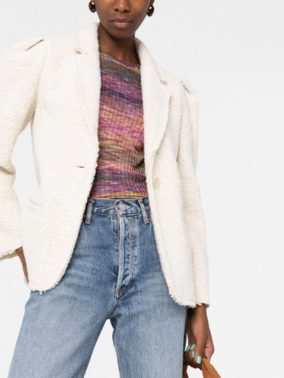 Isabel Marant Iladomo Single-breasted Blazer In White