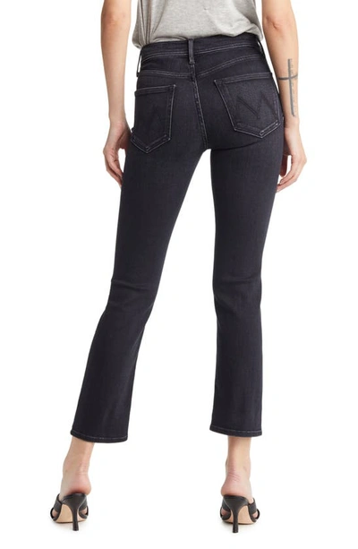 Shop Mother The Dazzler Mid Rise Ankle Straight Leg Jeans In Deep End