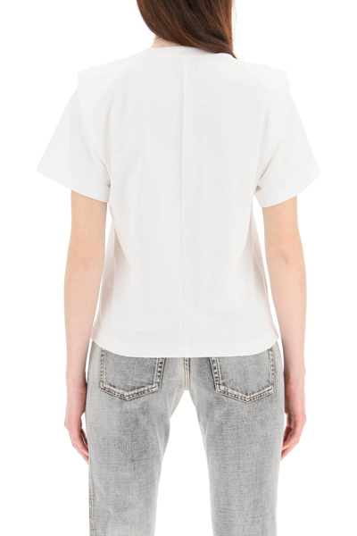 Shop Isabel Marant Zelitos T-shirt In White