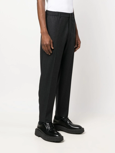 Tagliatore Slim-cut Tailored Trousers In Grey