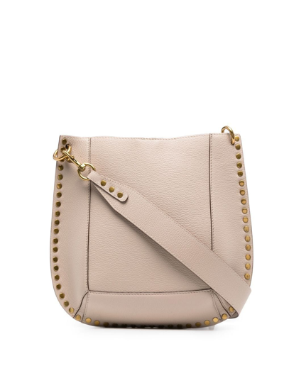 Shop Isabel Marant Oskan Shoulder Bag In Neutrals