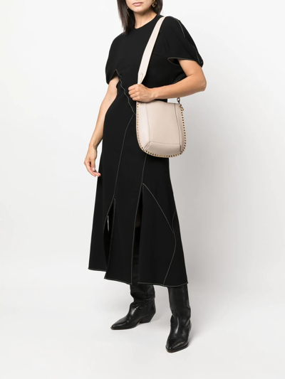 Shop Isabel Marant Oskan Shoulder Bag In Neutrals