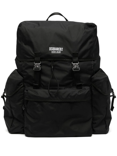 BIG LOGO-PRINT BACKPACK