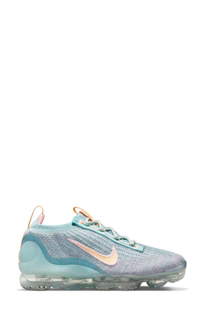 Shop Nike Air Vapormax 2021 Fk Sneaker In Light Dew/ White/ Pink