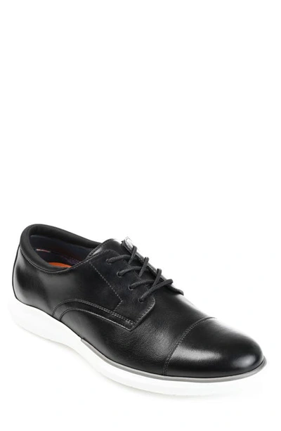 Shop Thomas & Vine Fleton Cap-toe Derby Dress Shoe In Black
