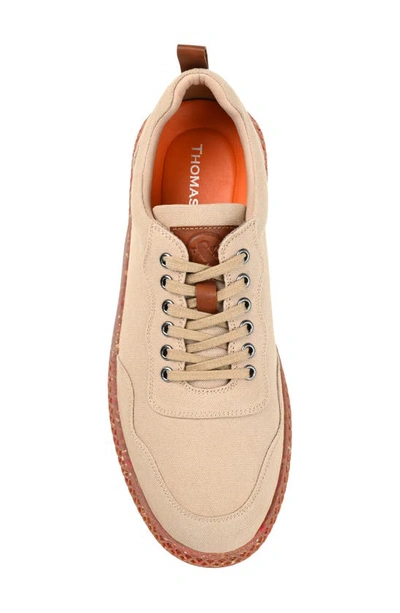 Thomas & Vine Kemp Textile Lace-up Sneaker In Tan
