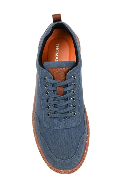 Thomas & Vine Kemp Textile Lace-up Sneaker In Navy