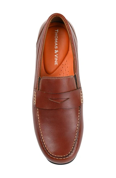 Shop Thomas & Vine Woodrow Driving Loafer In Cognac