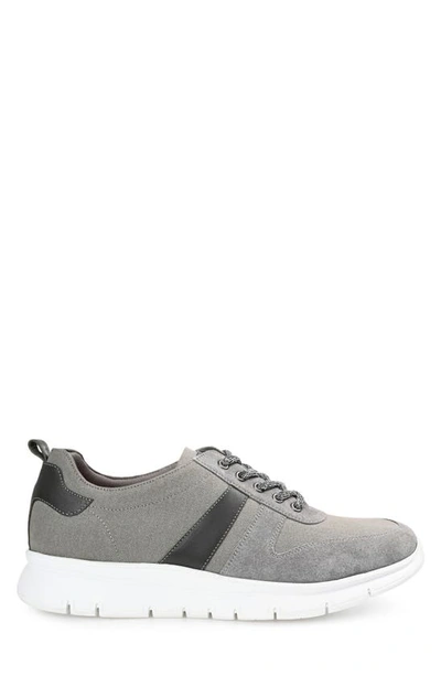 Shop Thomas & Vine Adler Mixed Media Sneaker In Grey