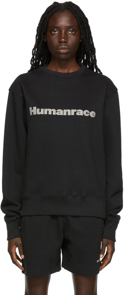 Shop Adidas X Humanrace By Pharrell Williams Black Humanrace Basics Sweatshirt