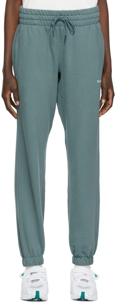 Shop Adidas X Humanrace By Pharrell Williams Green Humanrace Basics Lounge Pants In Hazy Emerald