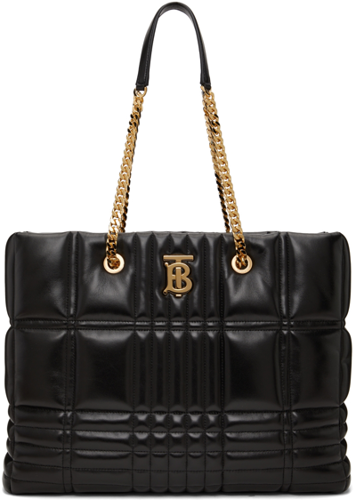 Shop Burberry Black Lola Shopper Bag