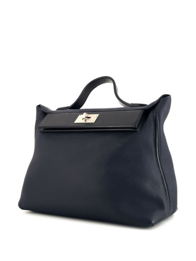 Pre-owned Hermes 24/24 Handbag In Blue