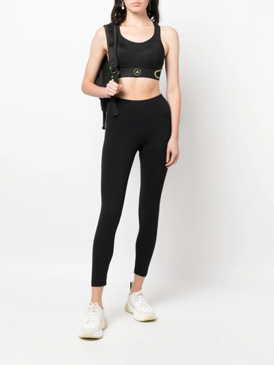 Shop Adidas By Stella Mccartney Truepace Running Sports Bra In Black