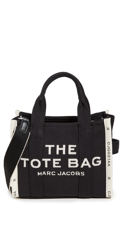 Marc Jacobs The Small Jacquard Tote Bag In Black