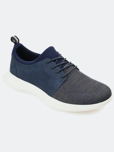 Shop Thomas & Vine Thomas And Vine  Hadden Knit Casual Sneaker In Blue