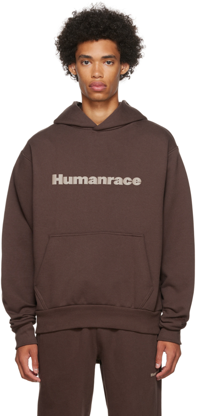 Adidas X Humanrace By Pharrell Williams Brown Humanrace Basics Hoodie |  ModeSens