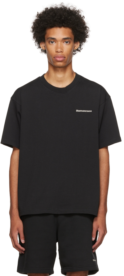 Shop Adidas X Humanrace By Pharrell Williams Black Humanrace Basics T-shirt