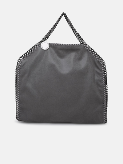 Shop Stella Mccartney Grey Polyester 3 Chain Falabella Bag In Green
