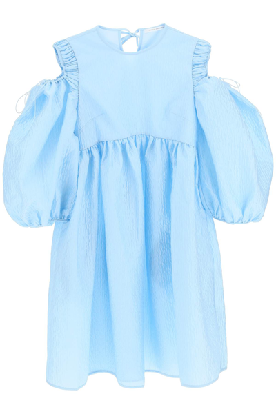 Shop Cecilie Bahnsen Janessa Dress In Light Blue