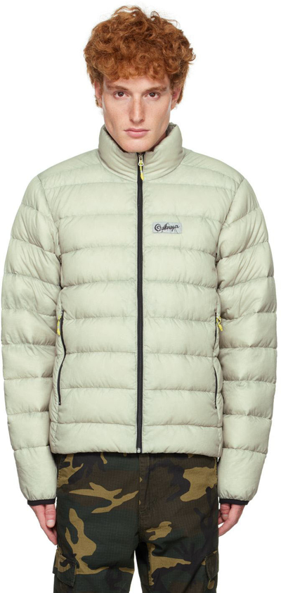 Shop Ostrya Gray Down 850 Light Puffer Jacket In Pmt Pale Mist