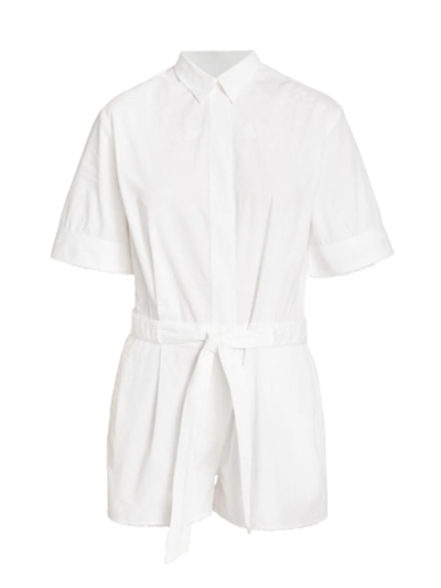 Shop Rag & Bone Women's Surplus Tie-waist Romper In White