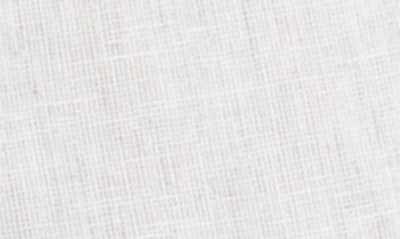14th & Union Elastic Waist Linen Blend Trim Fit Pants In Tan Burrow- White Eoe