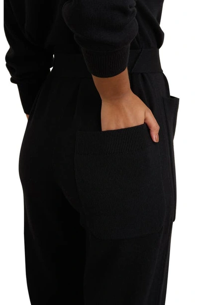 Shop Alex Mill Sweater Jumpsuit In Black