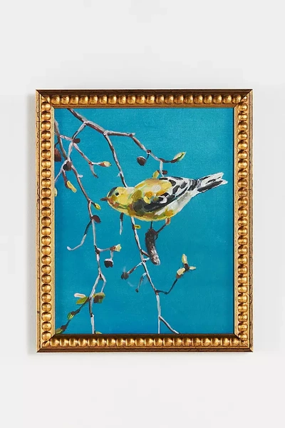 Artfully Walls Bird On Branch Wall Art In Blue