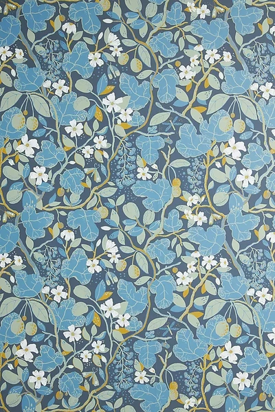 Shop A-street Prints Ewald Garden Vines Wallpaper In Blue