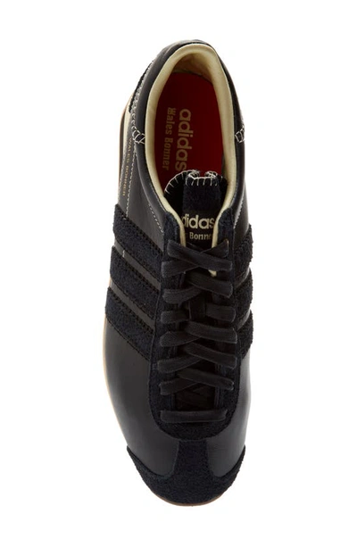 Shop Adidas X Wales Bonner X Wales Bonner Country Sneaker In Black/ Black/ Yellow