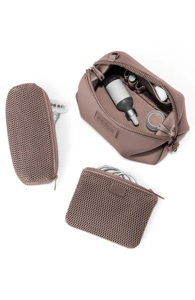 Dagne Dover Large Hunter Water Resistant Toiletry Bag In Dune