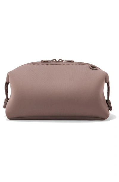 Dagne Dover Large Hunter Water Resistant Toiletry Bag In Dune