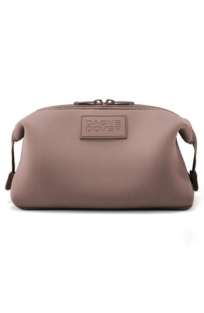 Dagne Dover Large Hunter Water Resistant Toiletry Bag In Dune