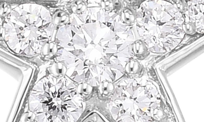 Shop Roberto Coin Diamond Star Stud Earrings In White Gold