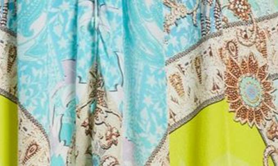 Shop Camilla Turn Back Time Embellished Long Sleeve Silk Maxi Dress