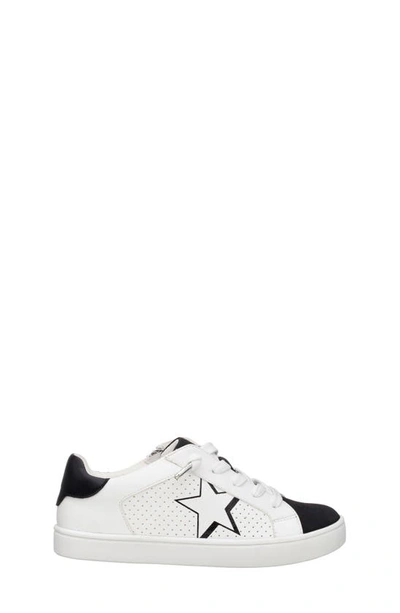 Shop Nina Fallon Sneaker In White Crinkle/ Nubuck