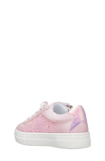 Shop Nina Finnley Sneaker In Pink Chunky Glitter