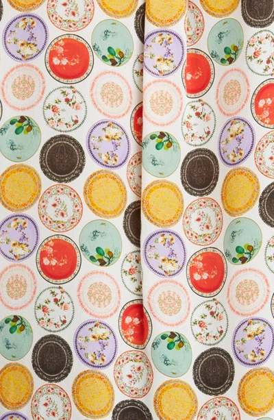 Alice And Olivia Willa Printed Silk Crepe De Chine Shirt In Dinner Party