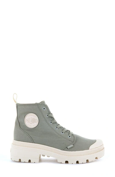 Palladium Womens Pallabase Twill Boots In Dune