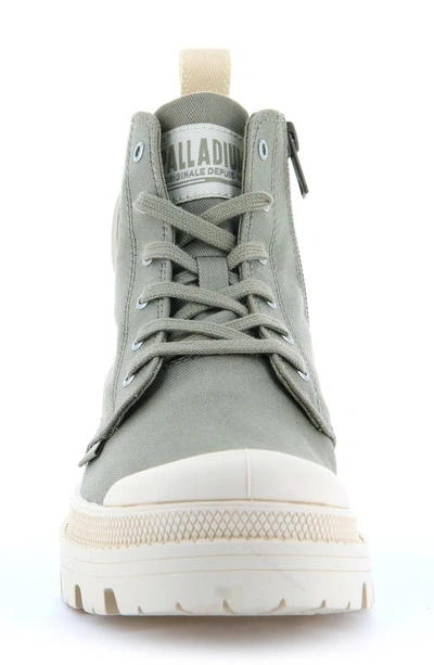 Palladium Womens Pallabase Twill Boots In Dune