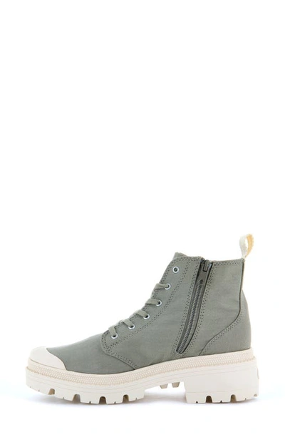 Palladium Womens Pallabase Twill Boots In Dune