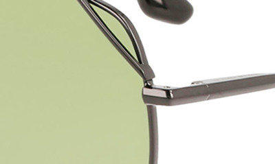 Shop Victoria Beckham 61mm Aviator Sunglasses In Black