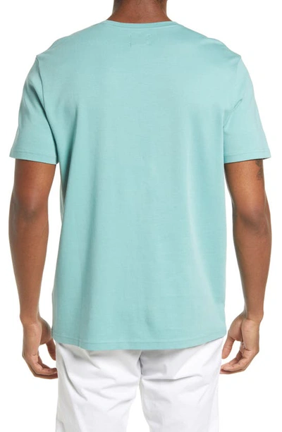 Shop 14th & Union Short Sleeve Interlock T-shirt In Green Canton