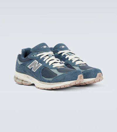 Shop New Balance 2002r Suede Sneakers In Deep Ocean Grey