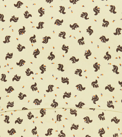 Shop Molo Luve Printed Cotton-blend Pajama Set In Mini Squirrel
