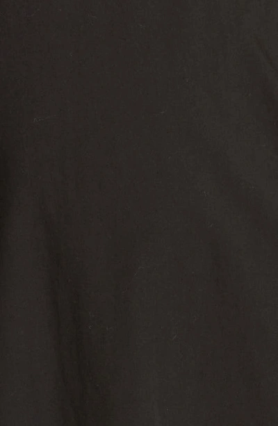Shop Dolce & Gabbana Martini Fit Logo Tape Short Sleeve Button-up Shirt In Black