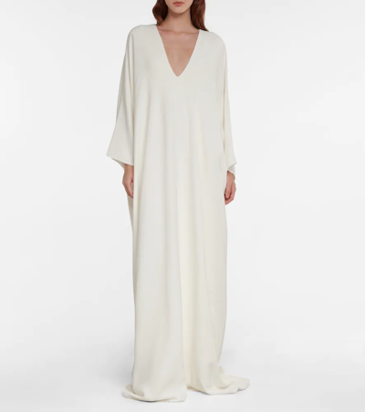 Shop The Row Meelo Silk Cady Gown In Off White