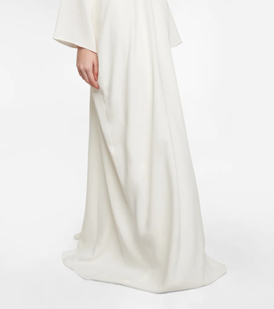 Shop The Row Meelo Silk Cady Gown In Off White