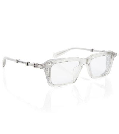 Shop Balmain D-frame Glasses In 0